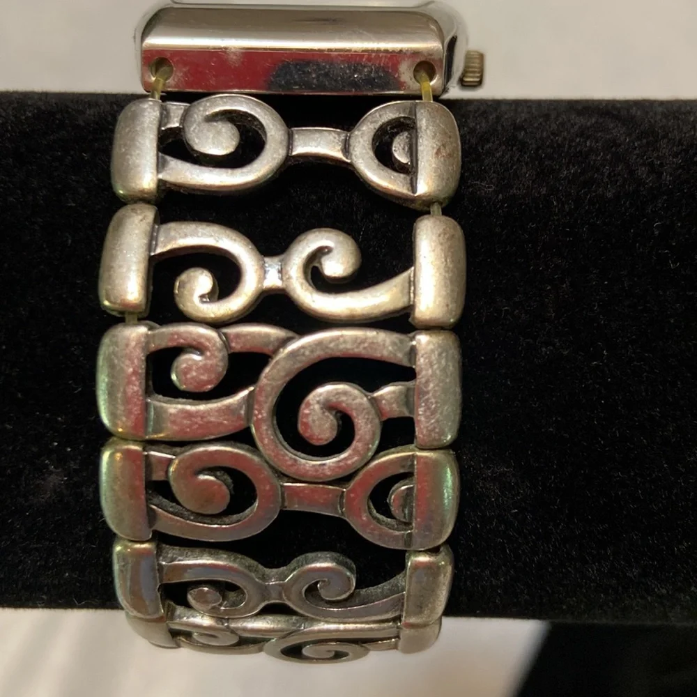 Vintage Ladies Watch -unsure if works or not. Stainless Steel Back -Stretch Band